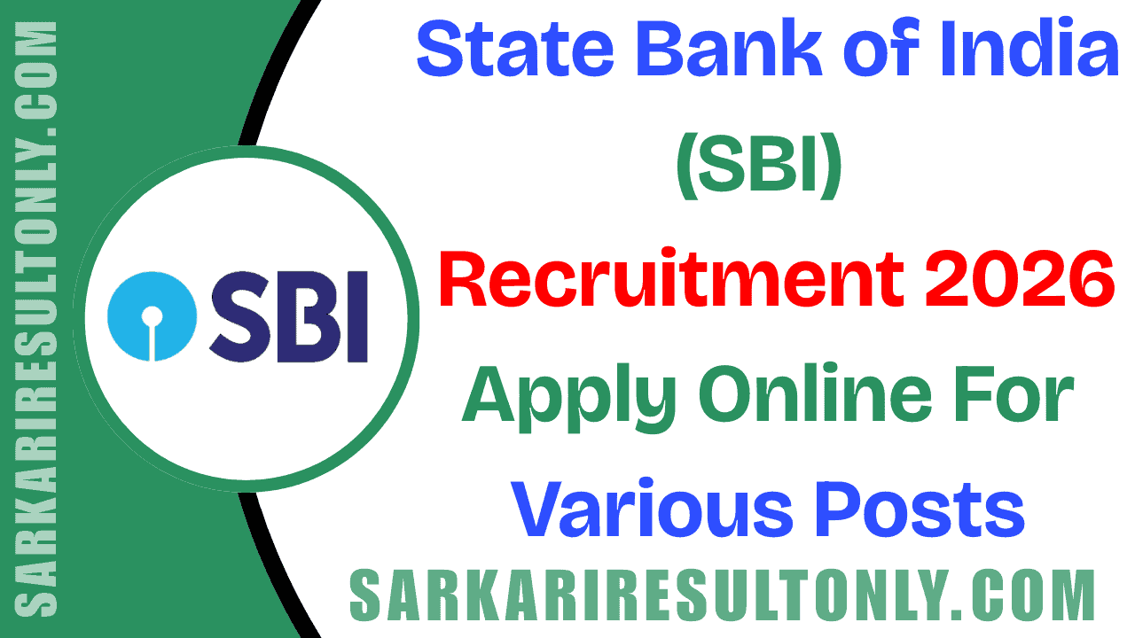 SBI Recruitment 2026